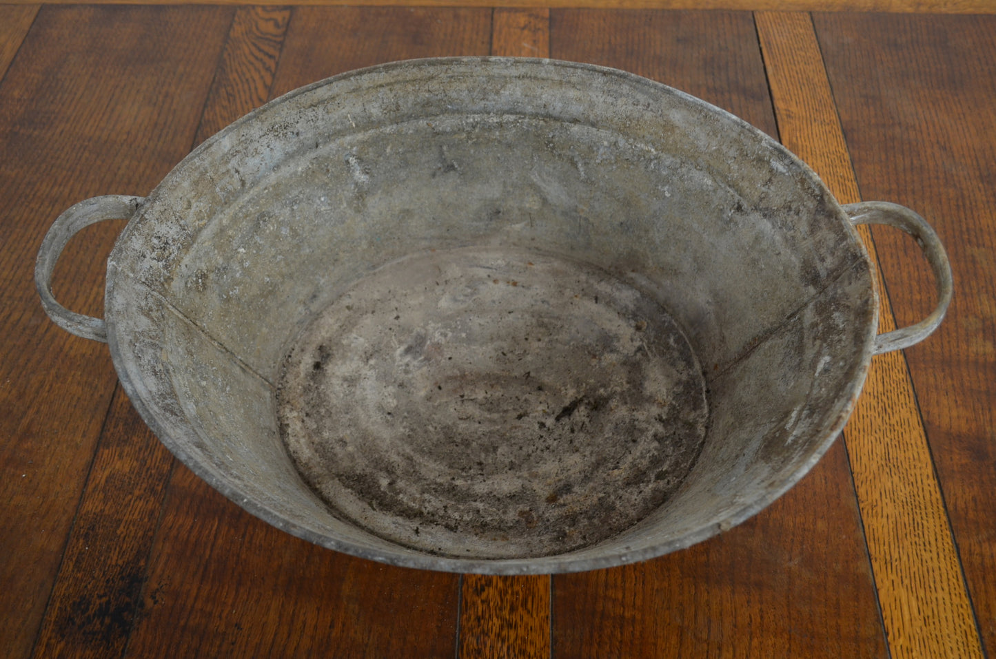 Vintage Galvanised Planter