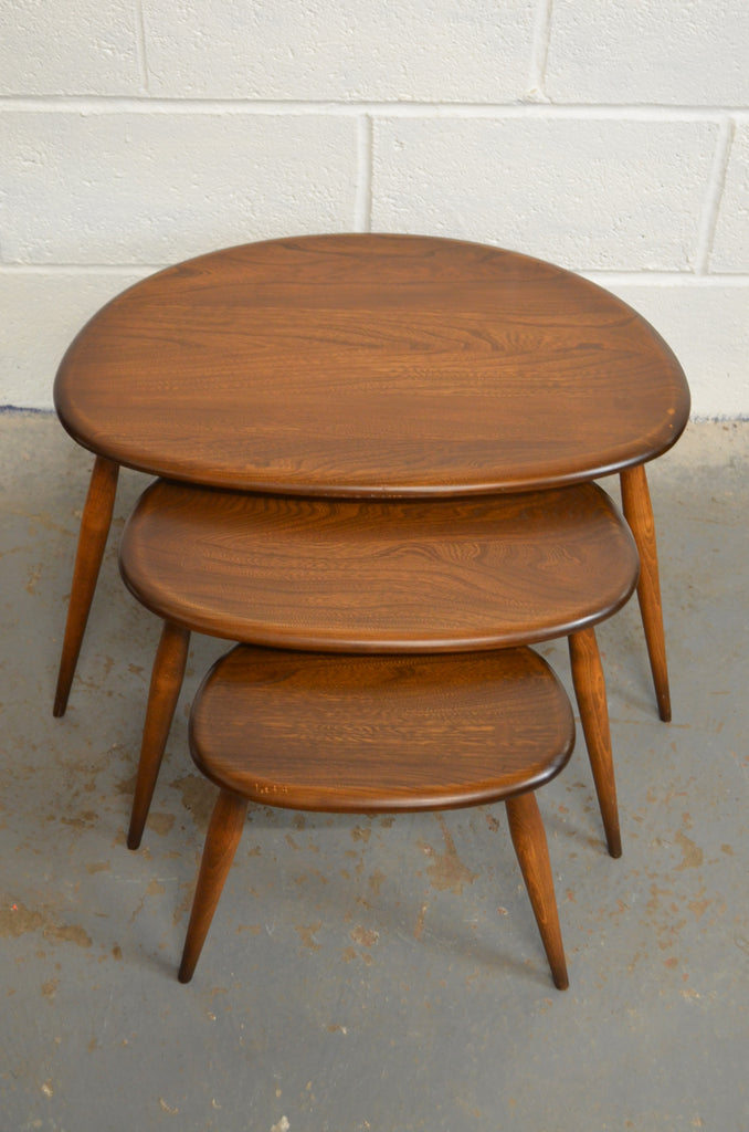 Retro Ercol Nest Of Tables Alt Interiors