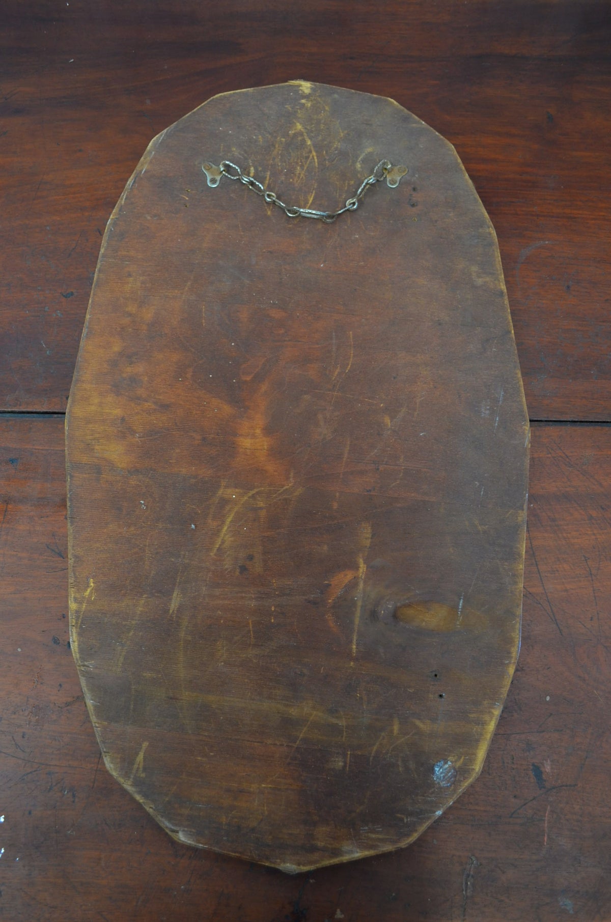 Vintage Art Deco Oval Wall Mirror