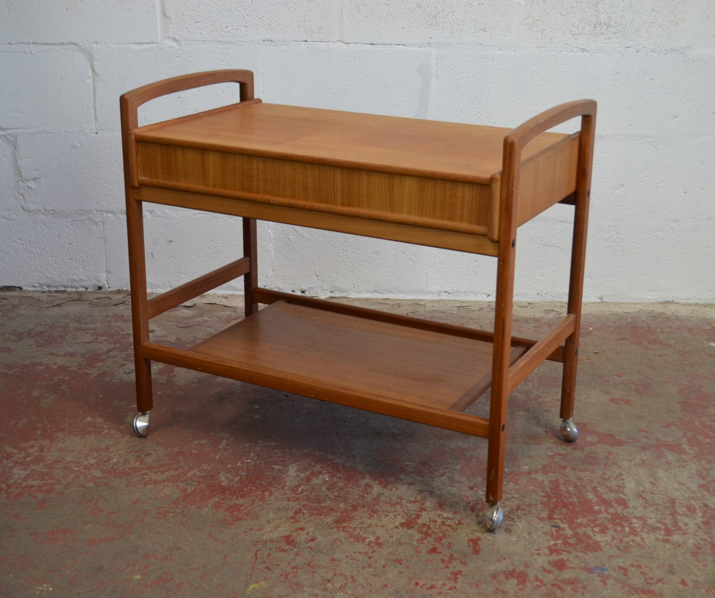 Vintage Mid Century Trolley Salling Stolefabrik
