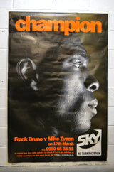 Retro Original Bruno v Tyson Fight Poster (Pair)