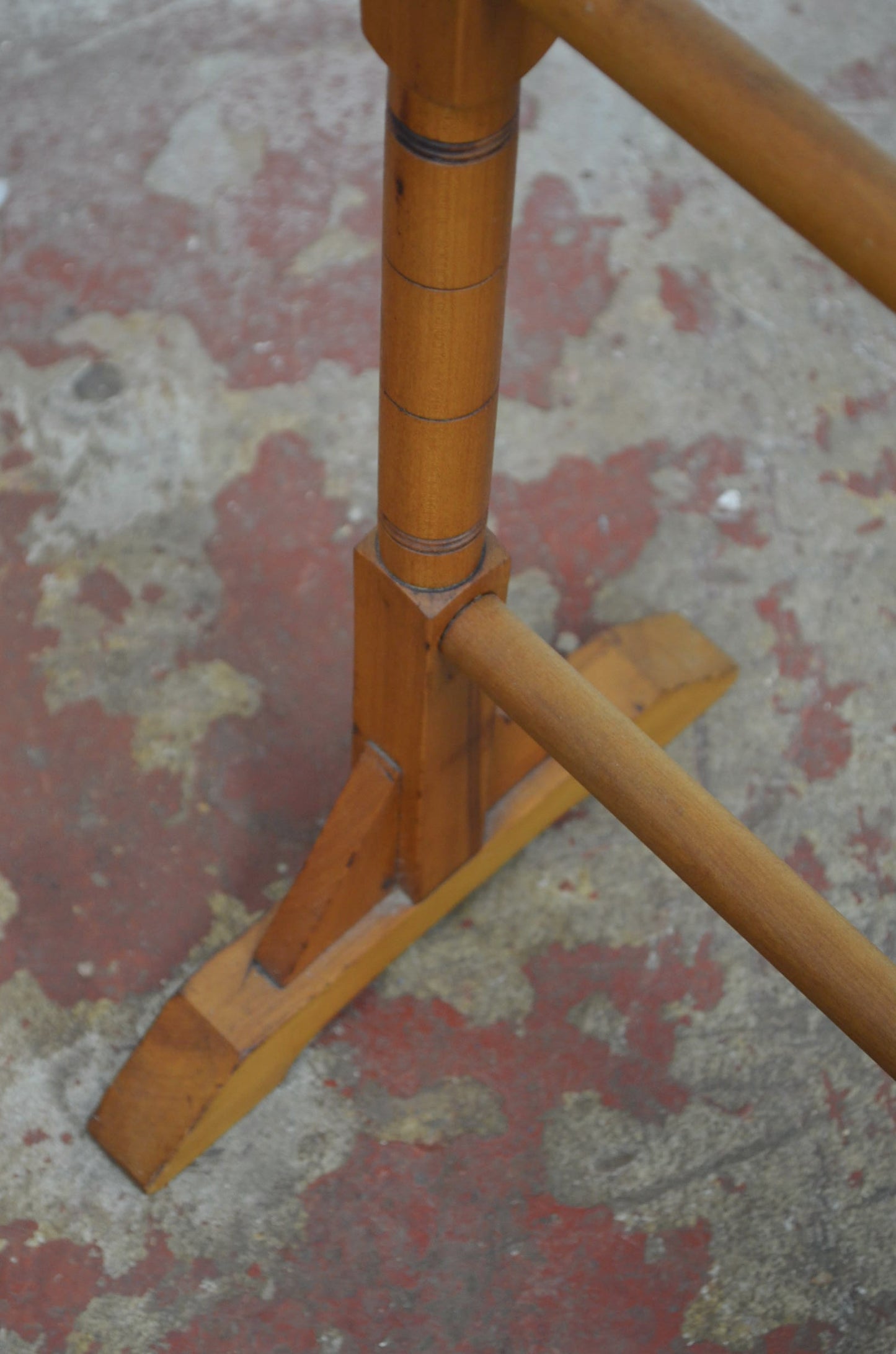 Antique Pine Towel / Clothes Stand Rail