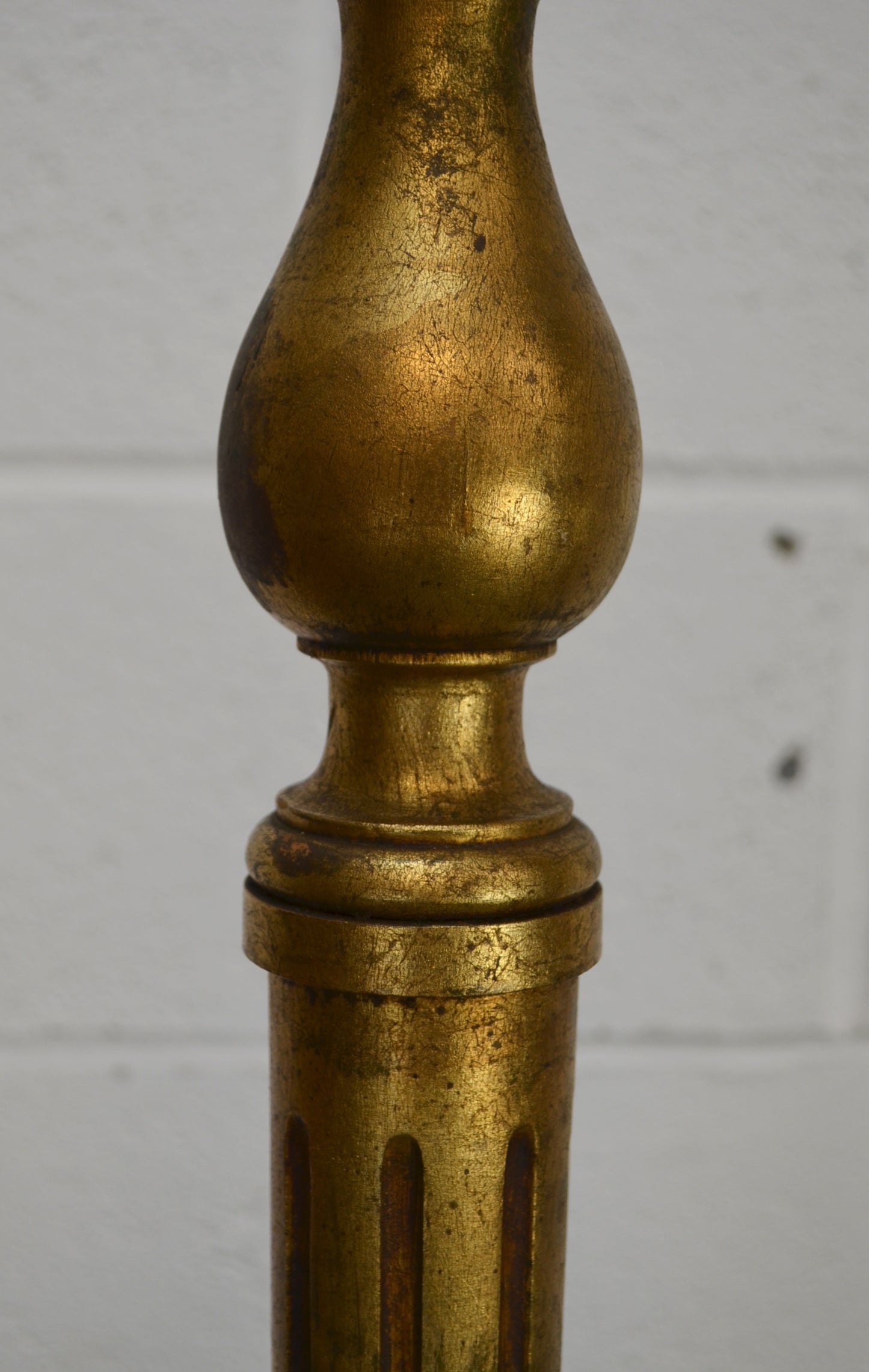 Vintage 20th Century Gilt Floor Lamp