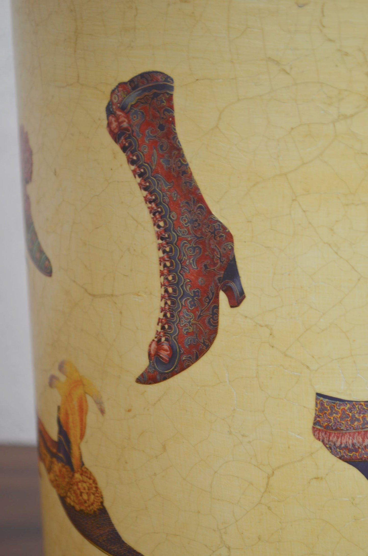 Retro Metal Waste Paper Bin