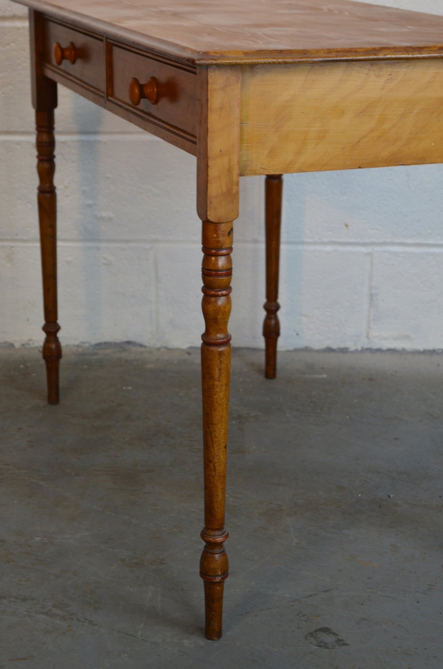 A Victorian Pine Table/Desk