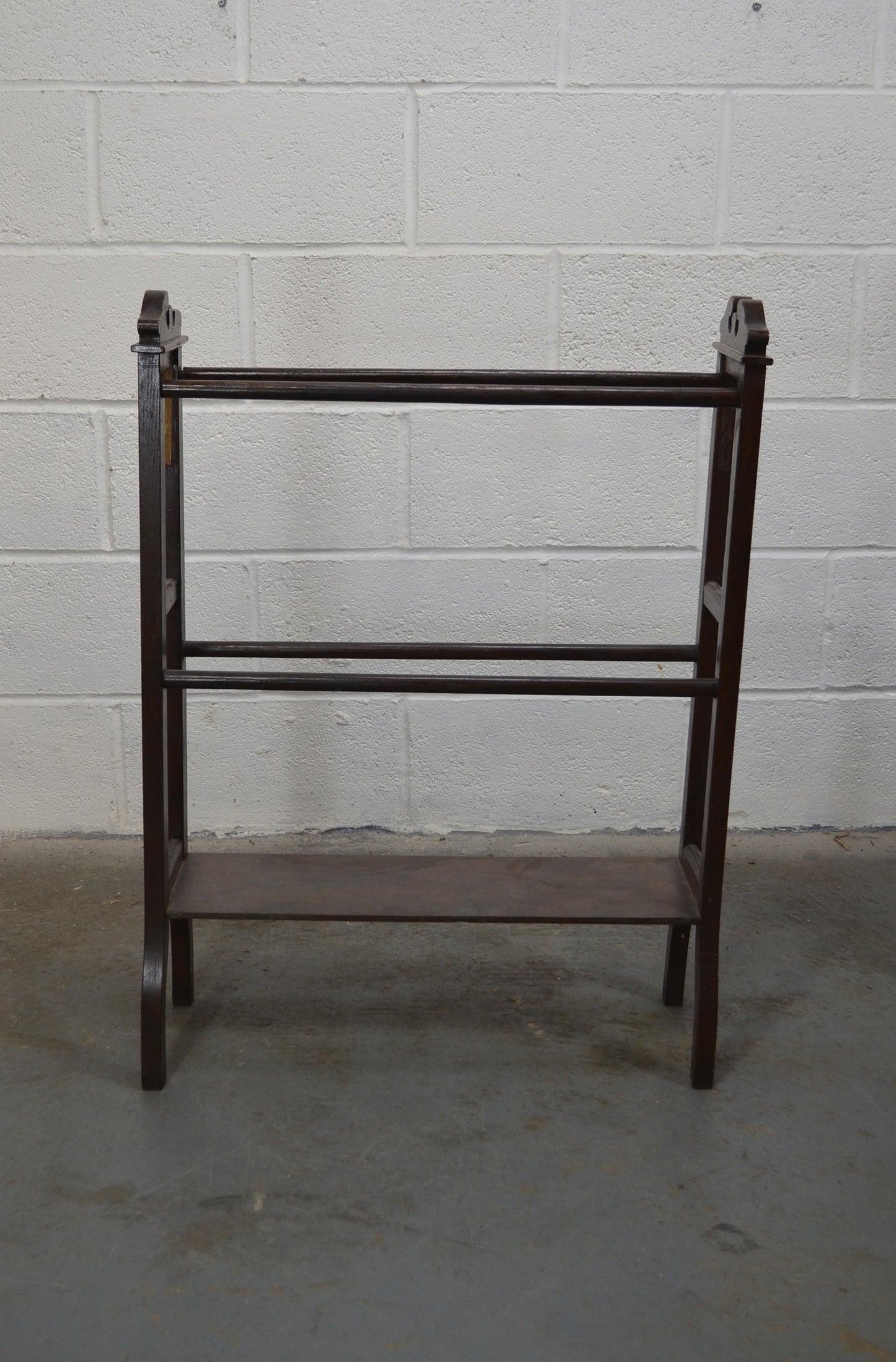 Antique Towel Rail - Mahogany