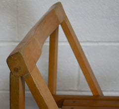 A Vintage Alberto Bazzani Folding Chair