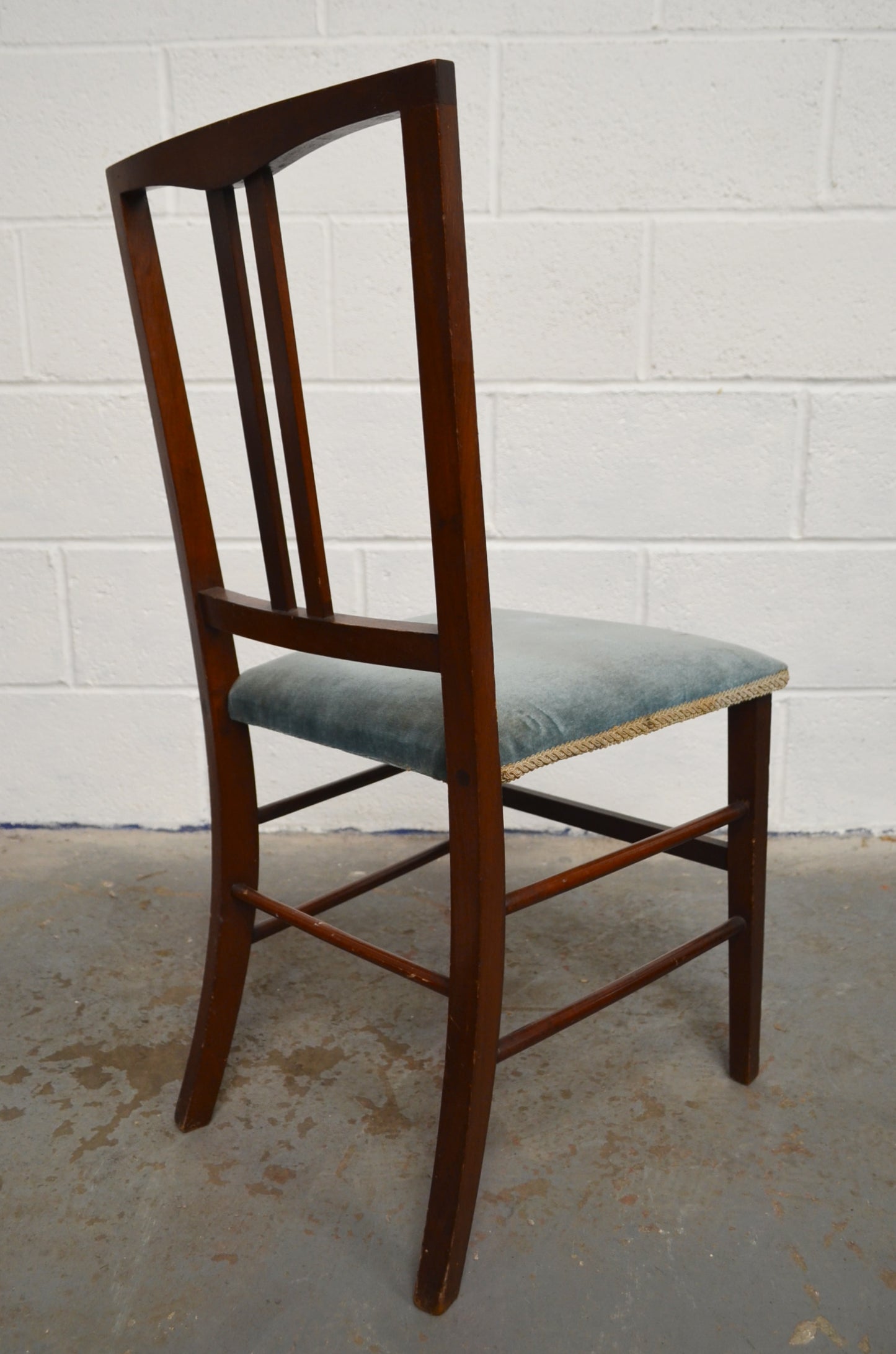 A Pair Of Edwardian Dining Chairs