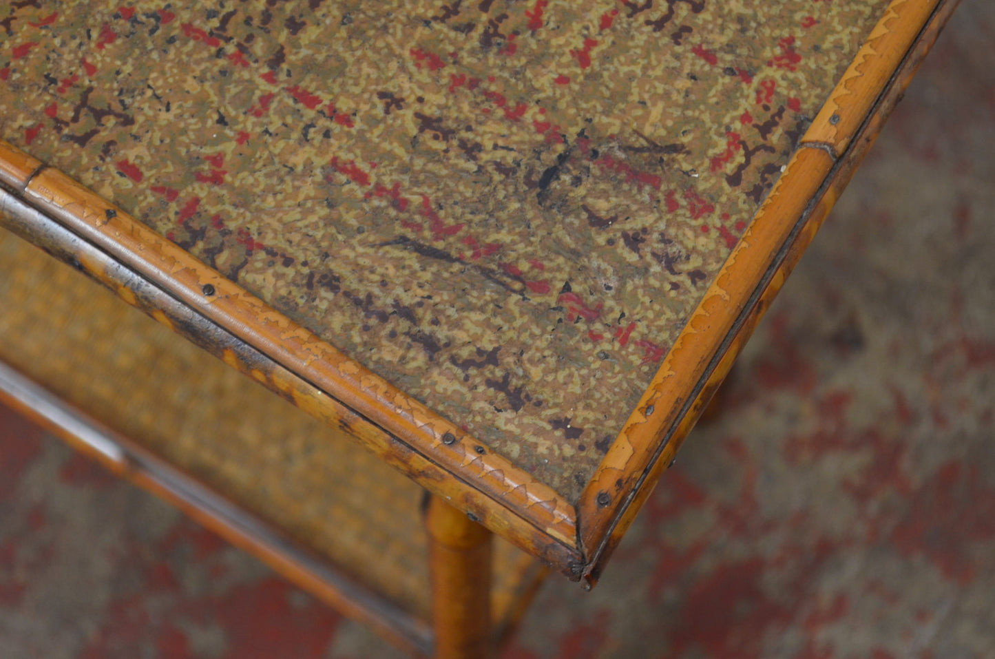 Antique Aesthetic Movement Bamboo Side Table