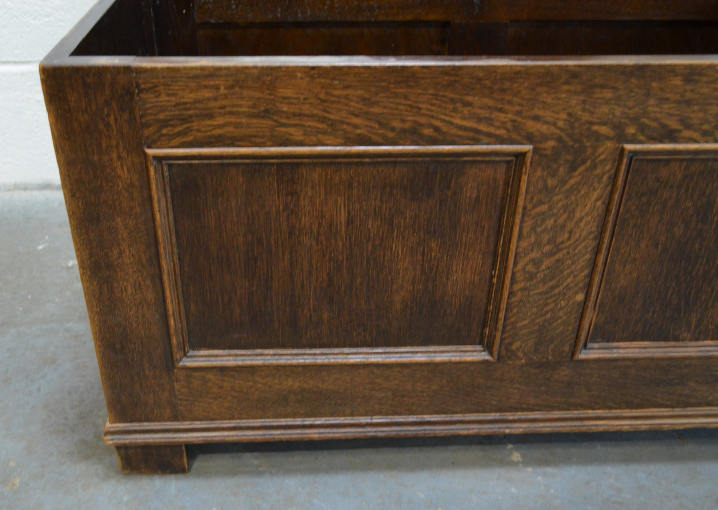 Vintage Oak Blanket Box