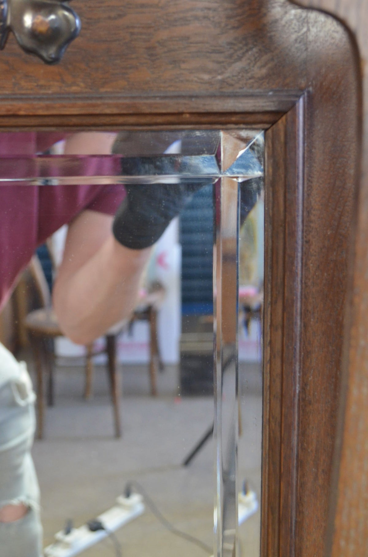 Arts & Crafts Overmantel/Hallway Mirror