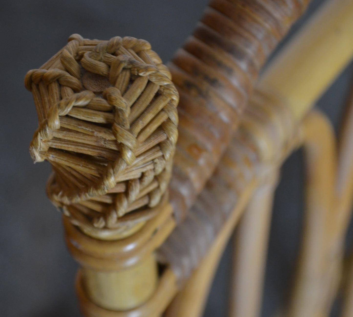 Vintage Bamboo Armchair