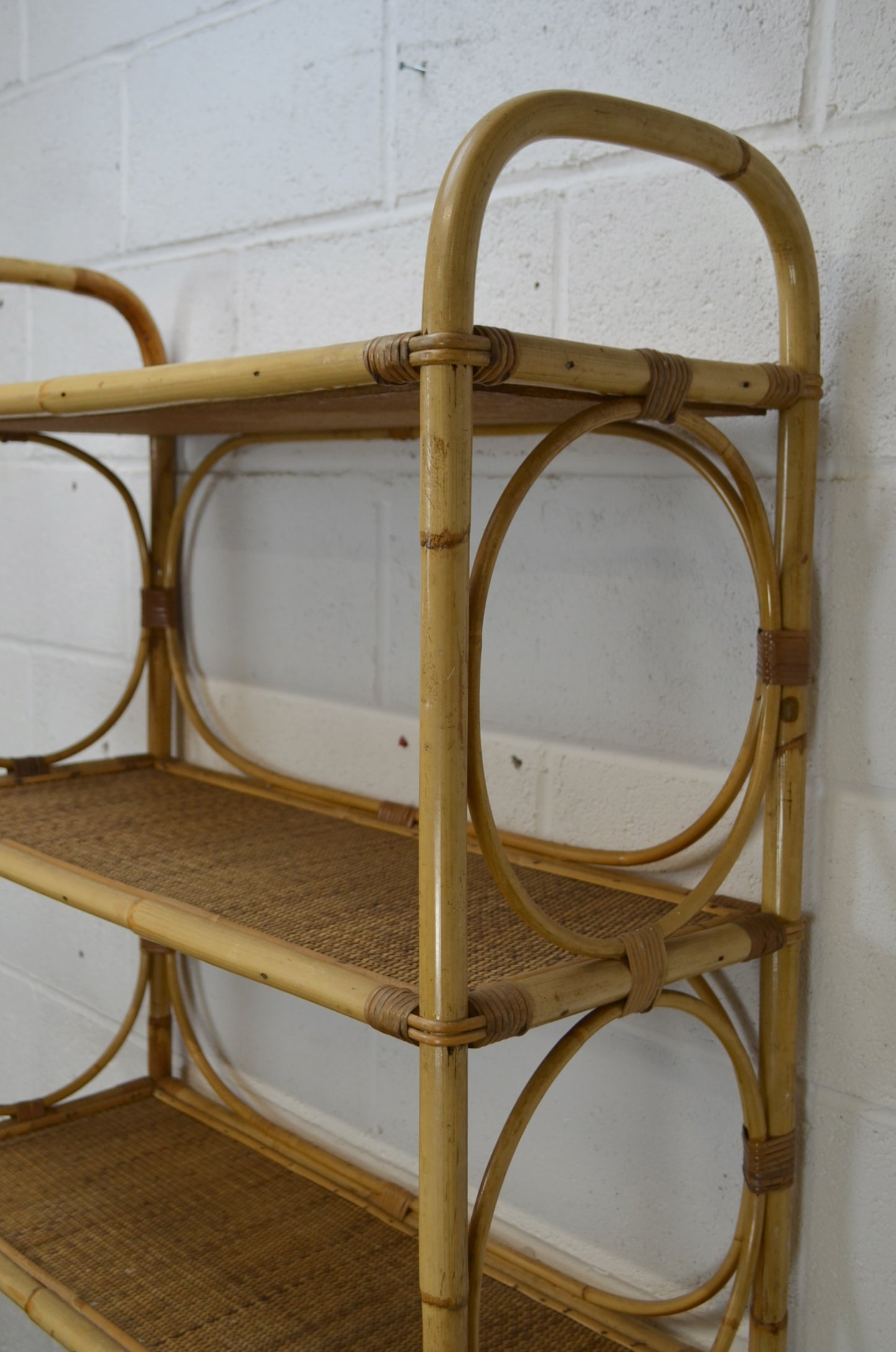 Vintage Bamboo Bookshelf (large)