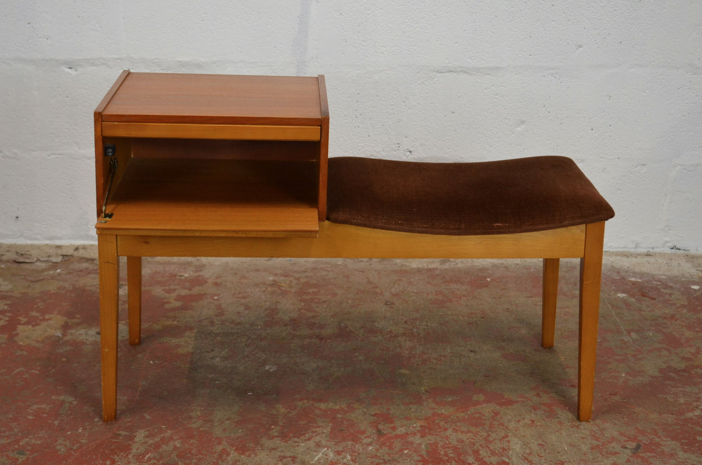 Vintage Chippy Telephone Table