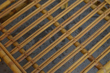 Vintage Bamboo Footstool/ottoman