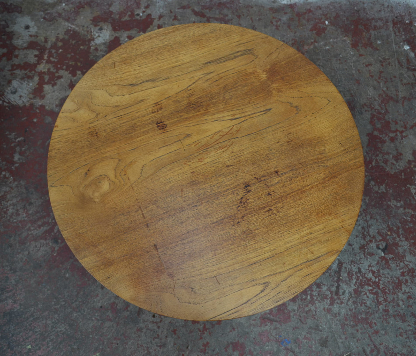 Vintage 1970s Rare Circular Coffee Table
