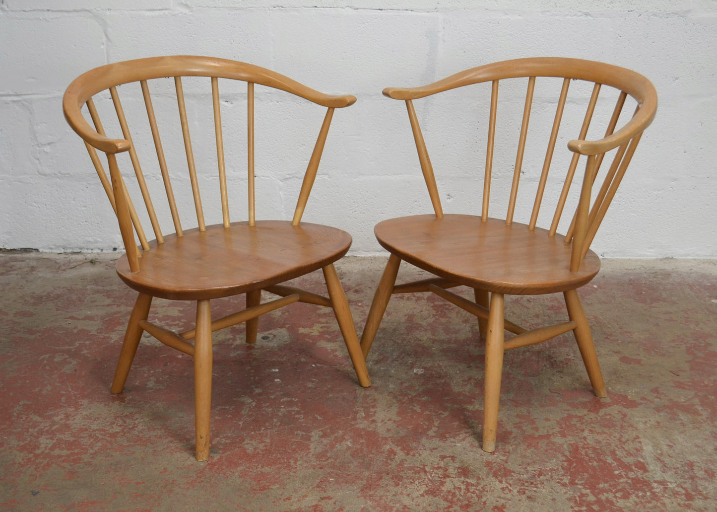 Vintage Lucian Ercolani - Ercol 'Cowhorn' Chair 499a