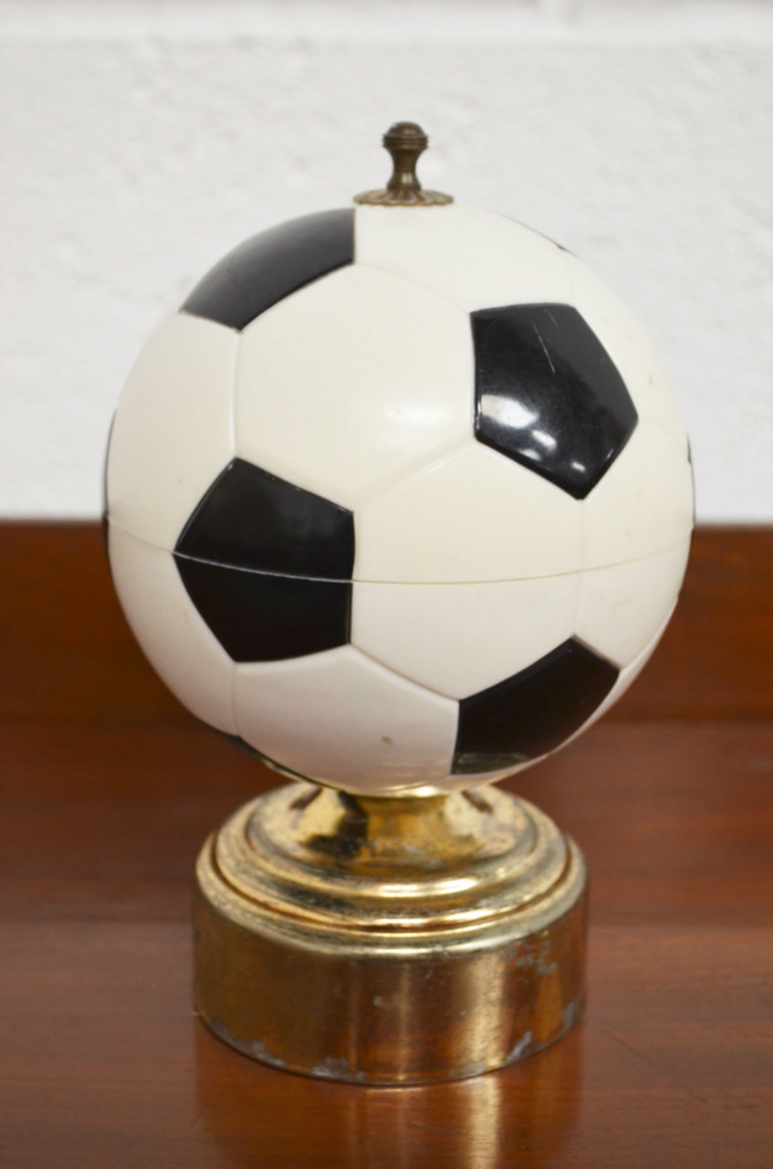 soccer ball cigarette holder Vintage Football Cigarette Dispenser – Alt Interiors soccer ball cigarette holder Vintage Football Cigarette Dispenser – Alt Interiors