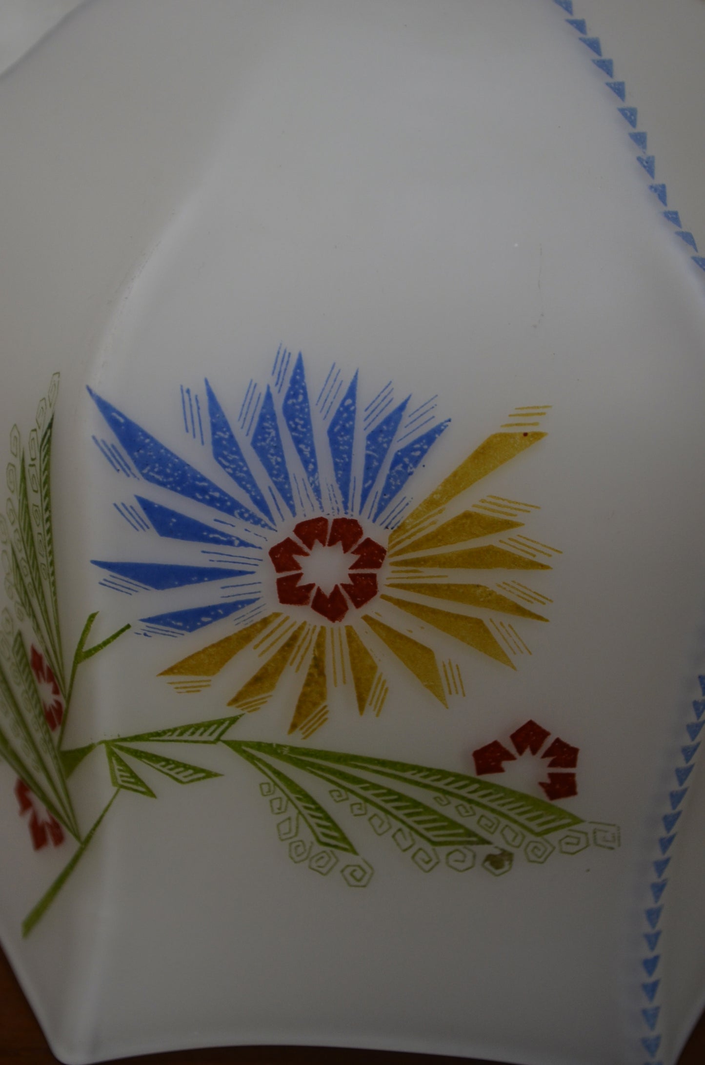 Vintage Glass Pendant Light