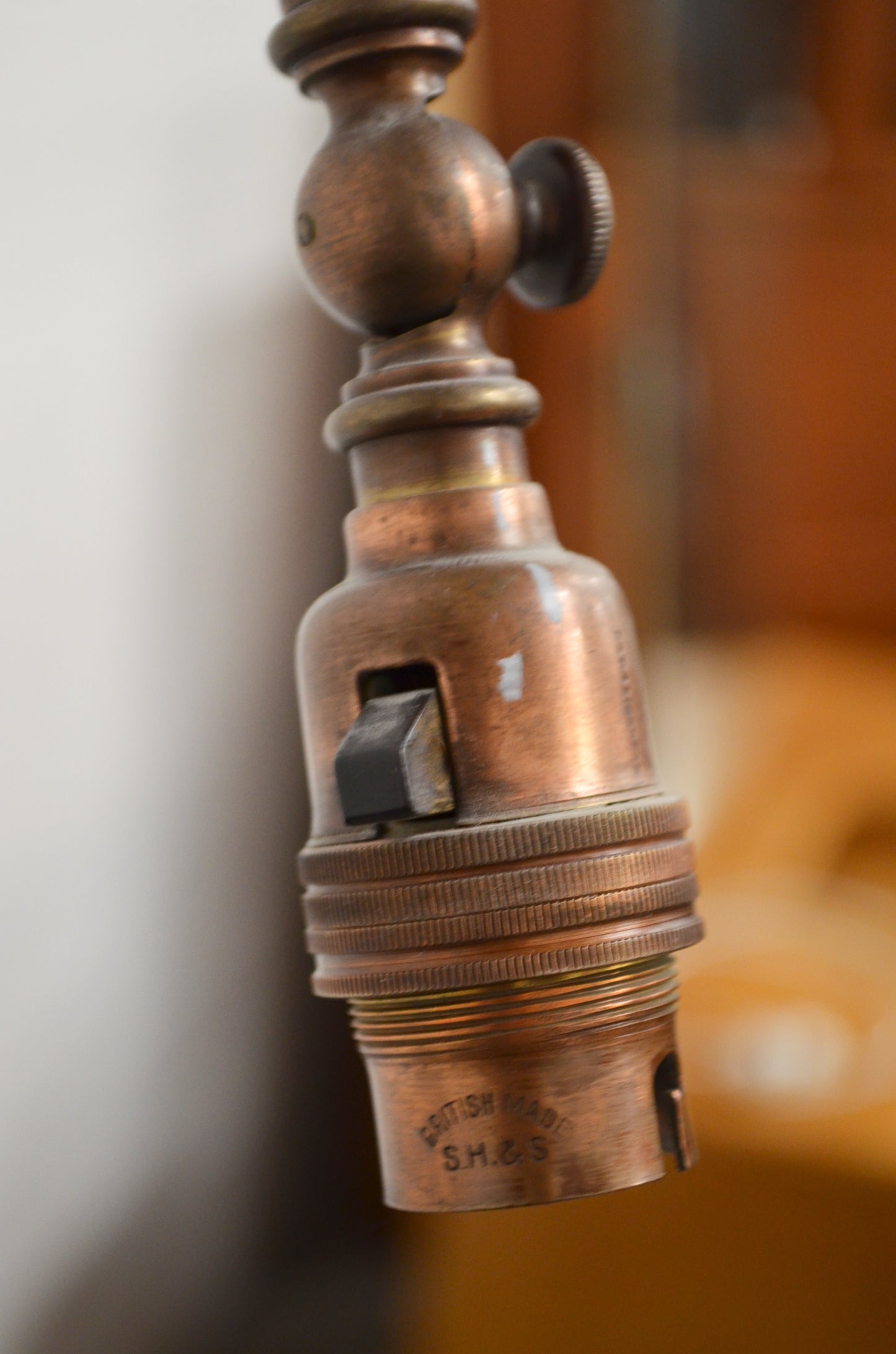 Antique Brass Floor Lamp