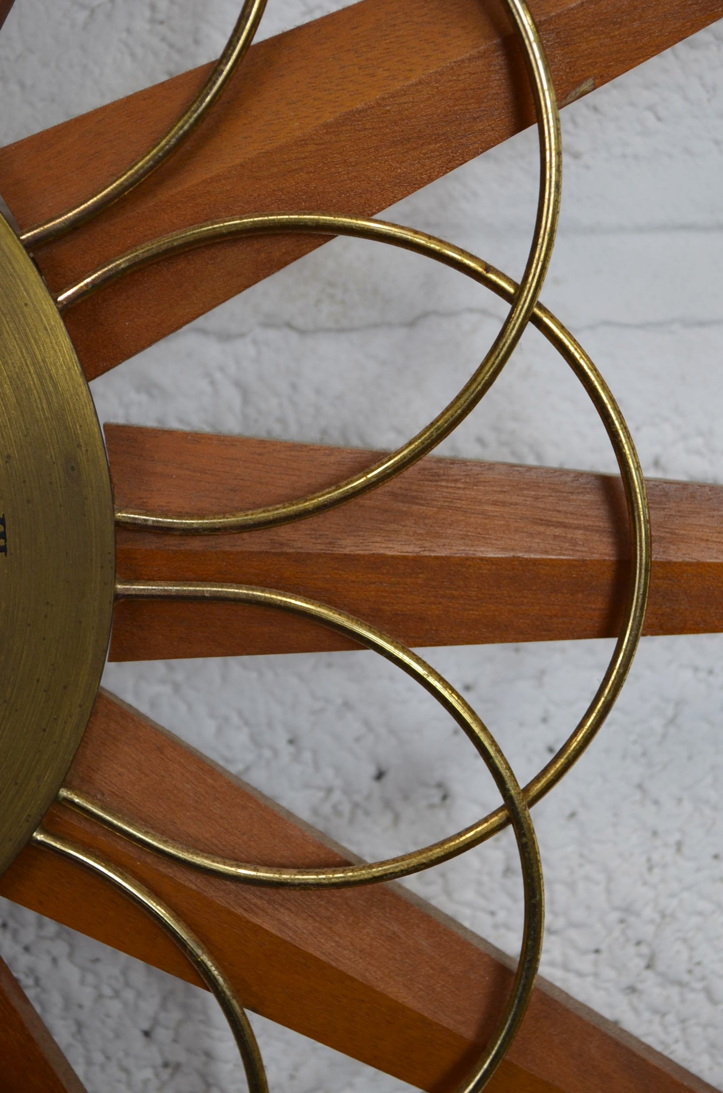 Vintage Paico Sunburst Wall Clock