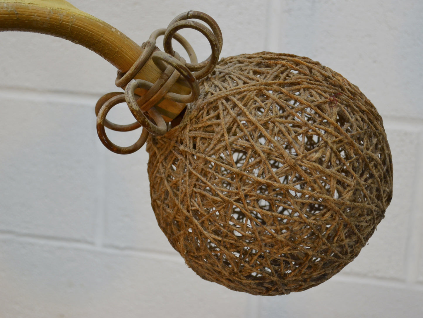 Vintage Bamboo Floor Lamp