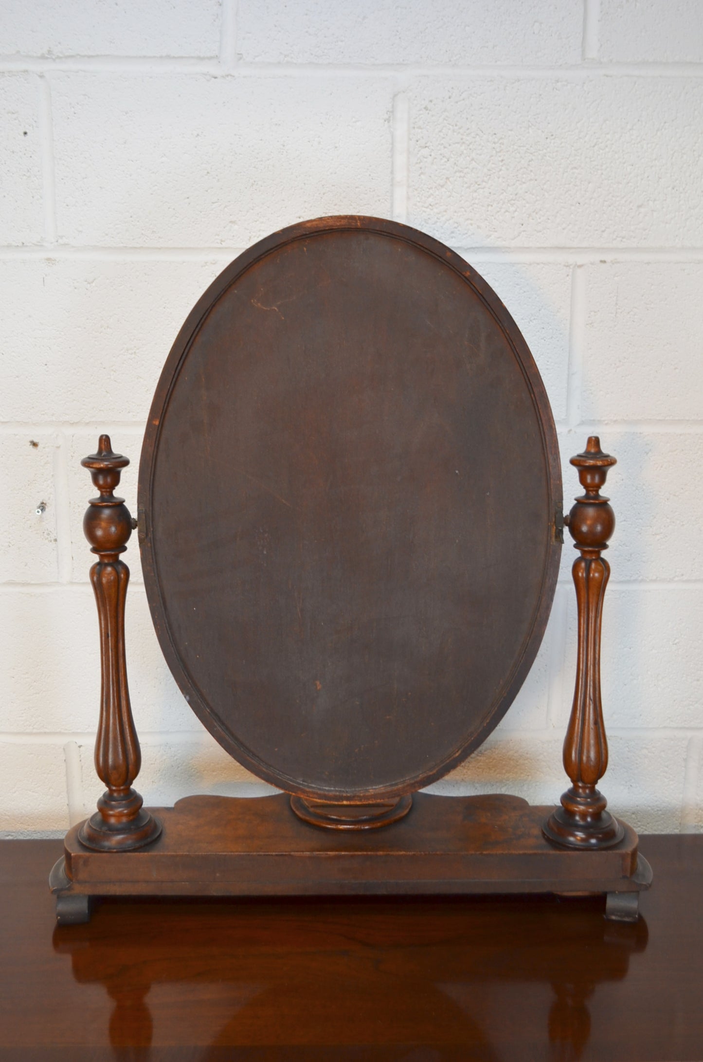 Antique Mahogany Swing Dressing Mirror