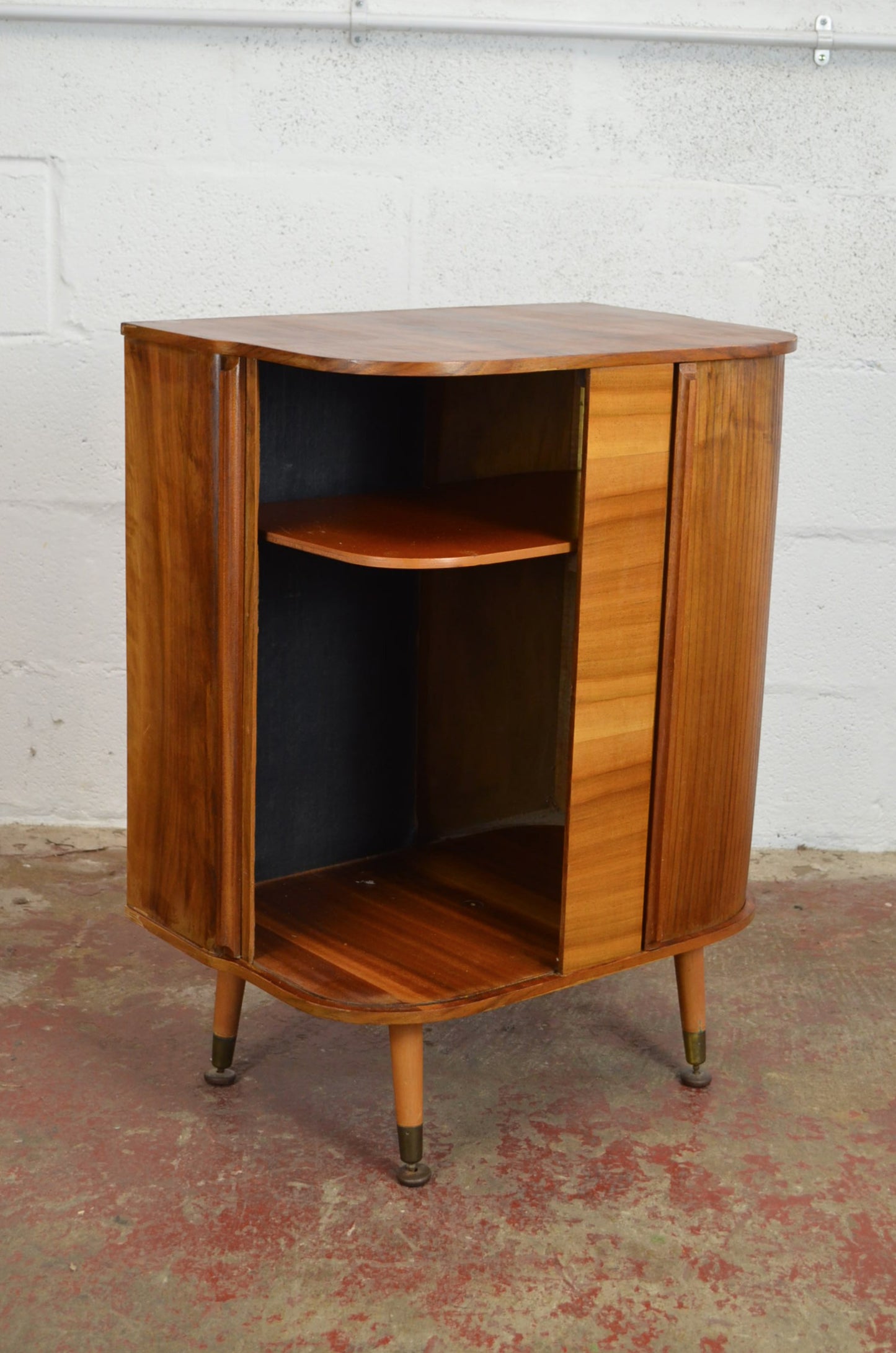 A Mid Century Teak Drinks Cabinet/Record Storage
