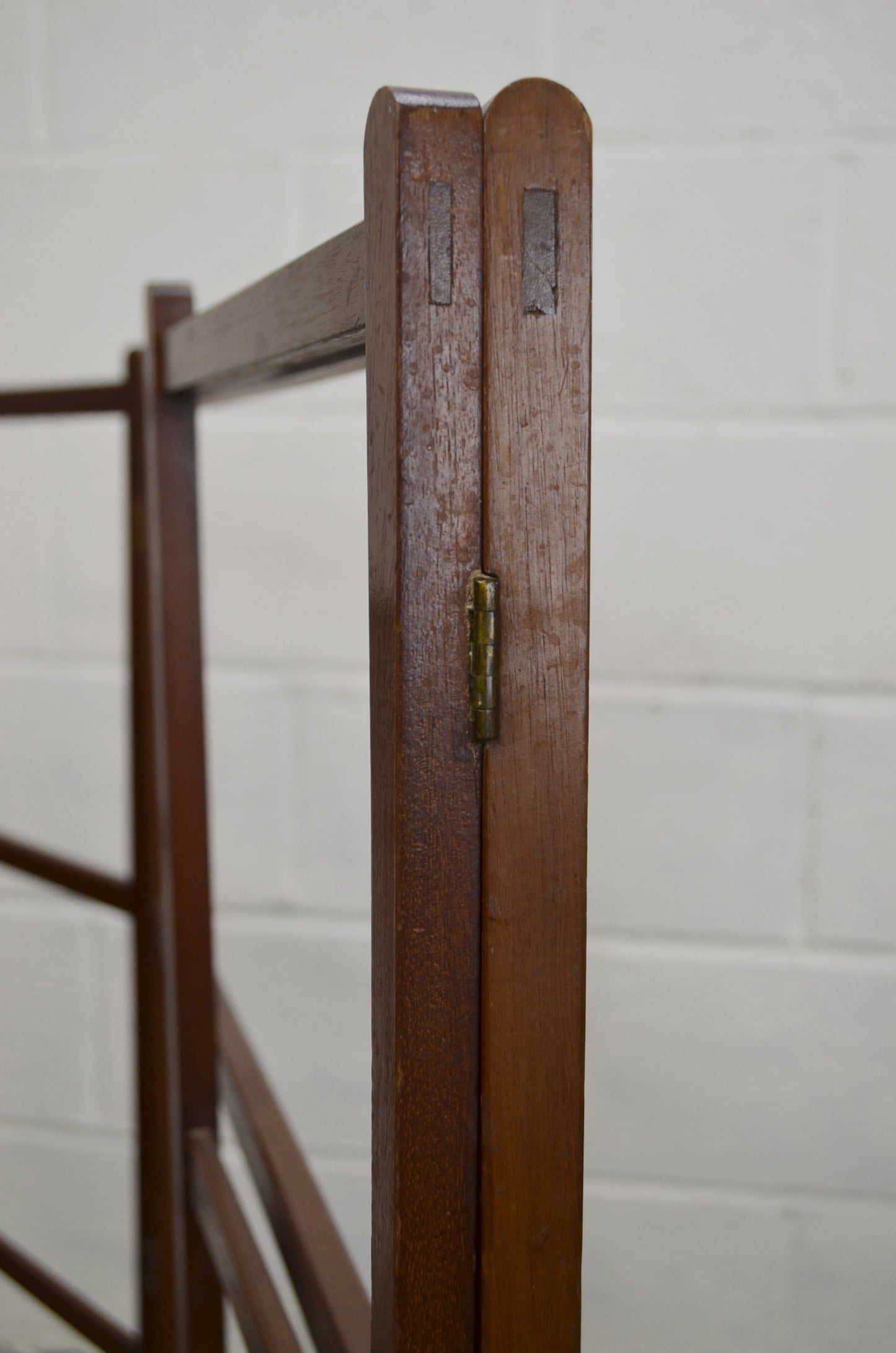 Antique Edwardian Towel Rail (folding)