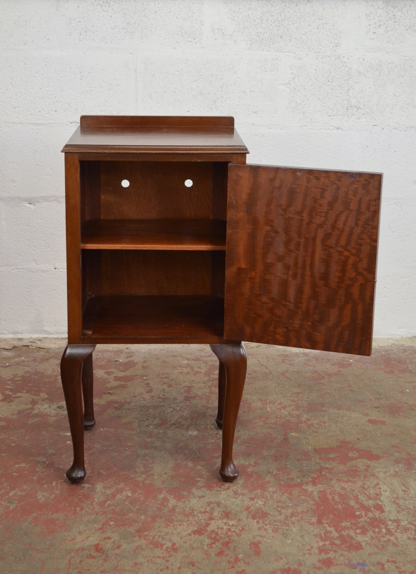 An Antique Mahogany Bedside Cabinet