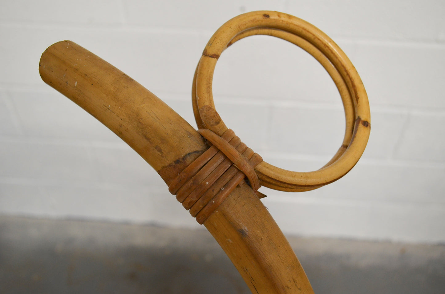 Vintage Rattan Plant Stand