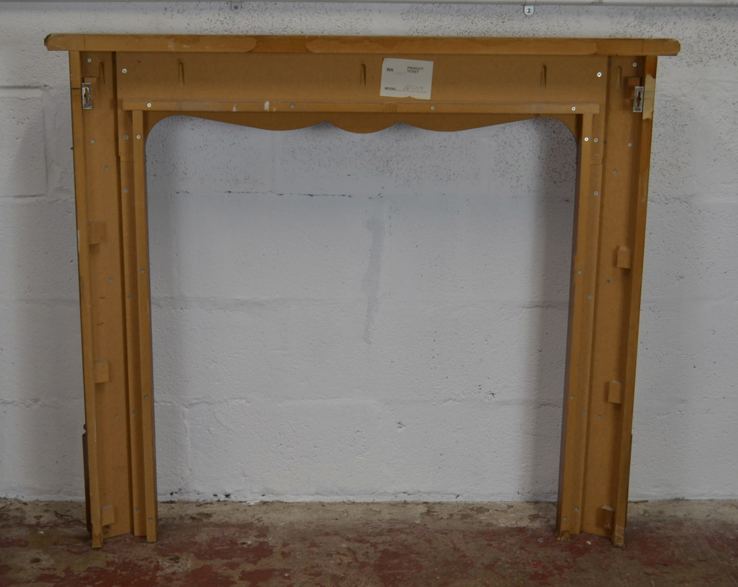 A 20th Century Antique Style Fireplace Mantel & Surround