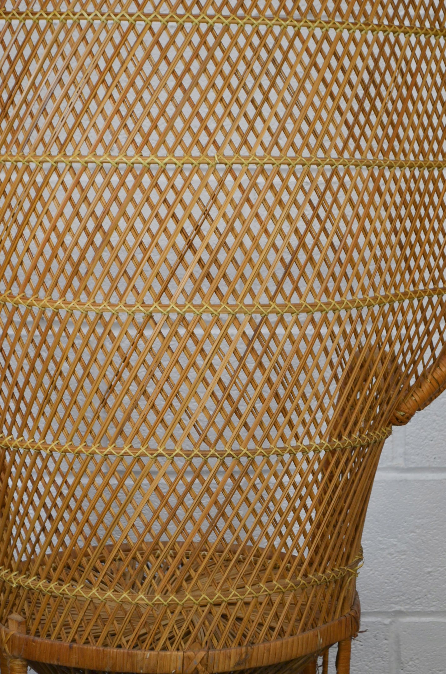 Vintage Bamboo Peacock Chair