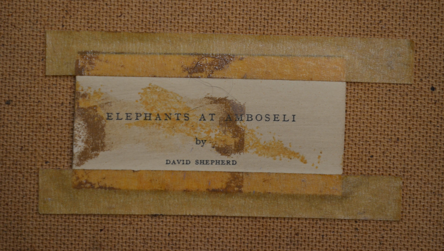 Original David Shepherd Elephant Print