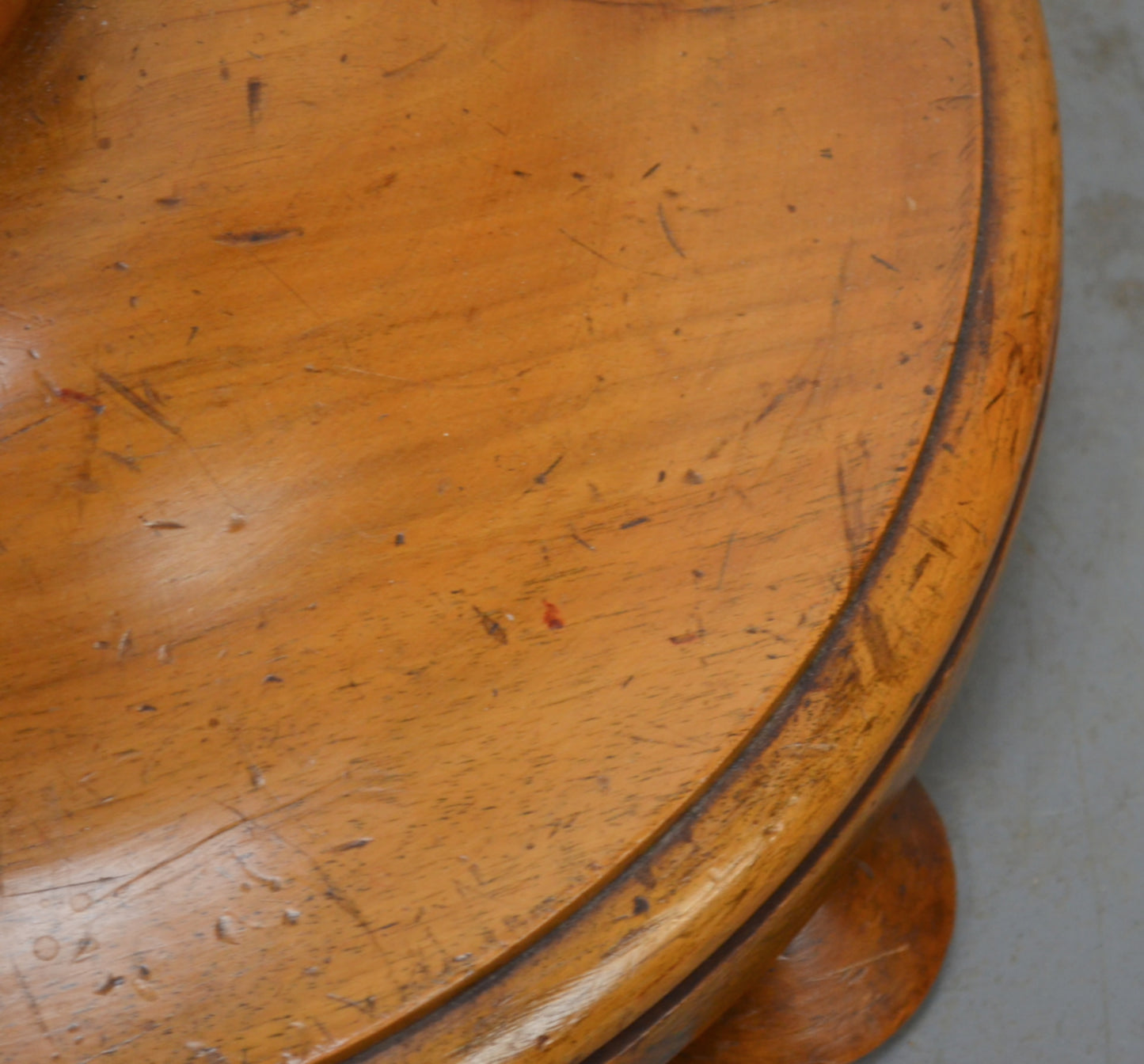 Vintage Walnut Floor Lamp (n1)