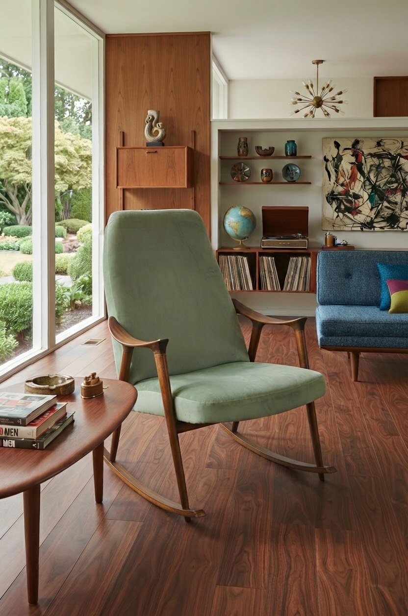 A Vintage Ingmar Relling for Westnofa Rocking Chair