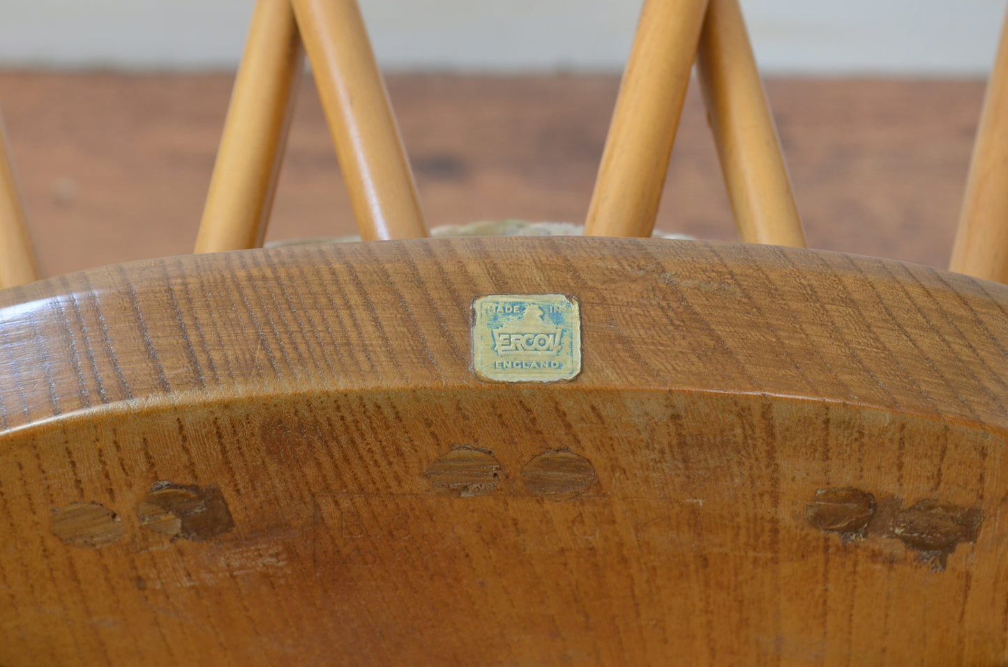 Four Vintage Ercol Chiltern Dining Chairs