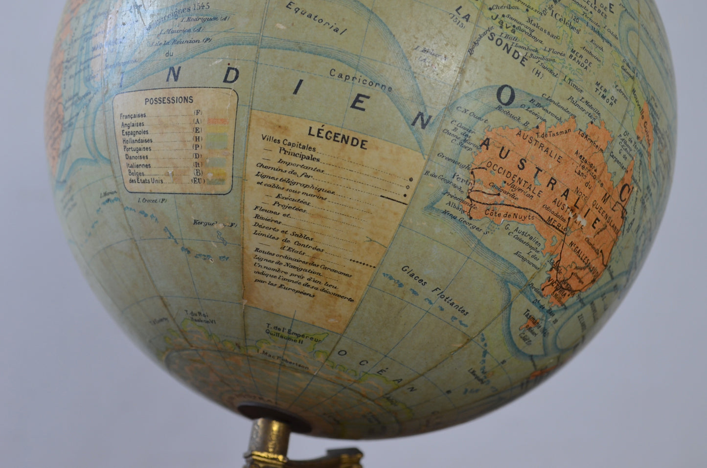 Vintage Table Top Globe
