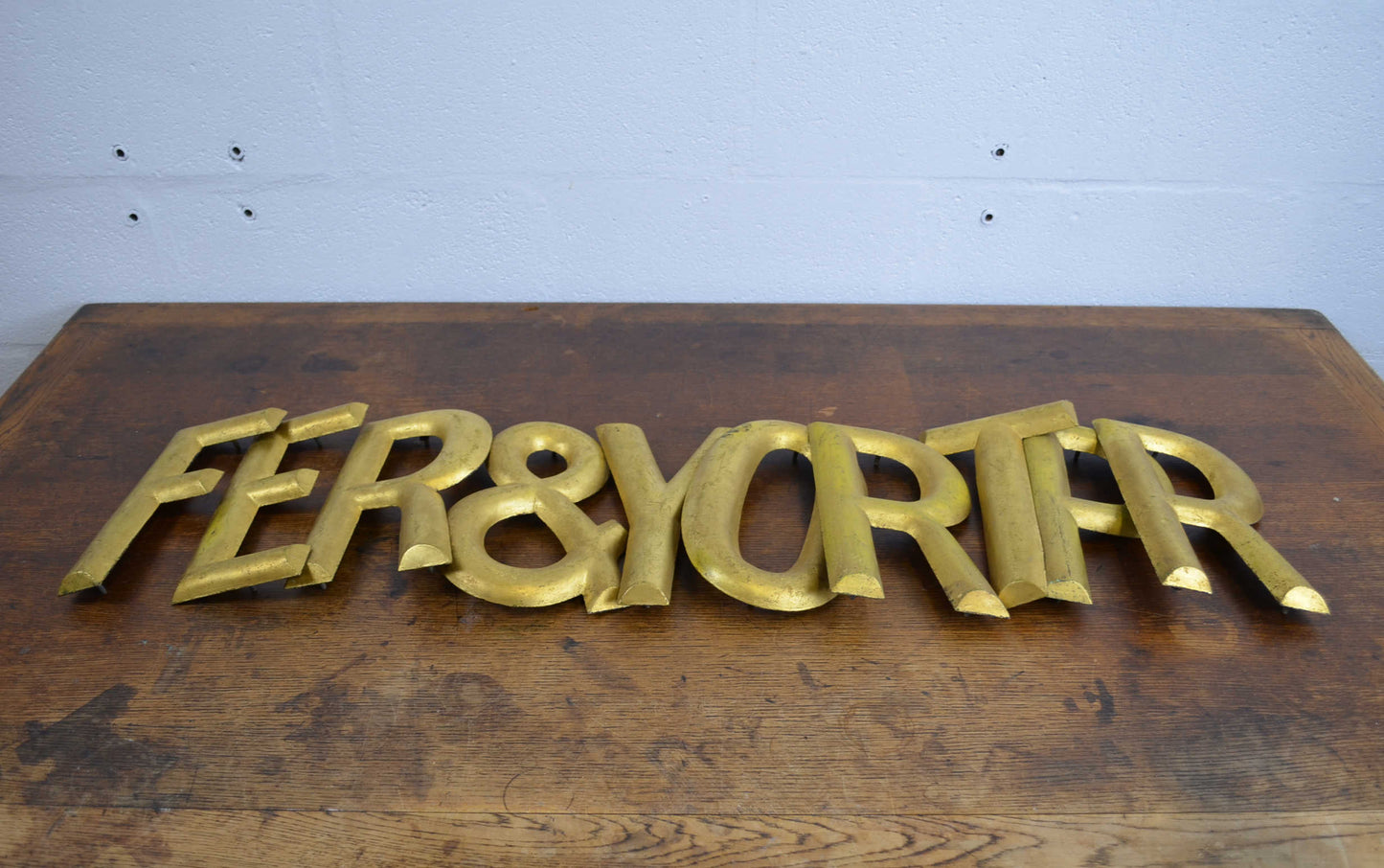 Original Vintage Shop Display Letters