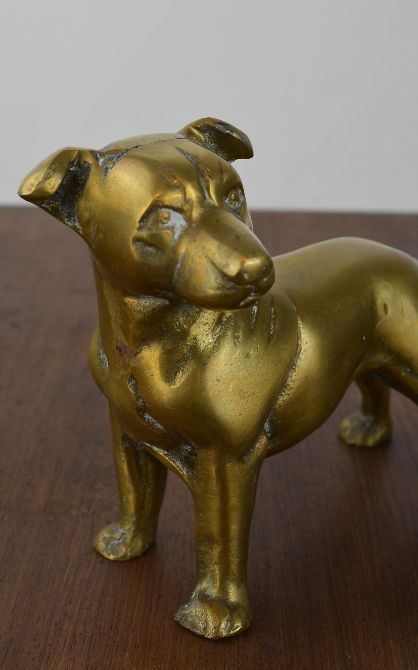 Vintage Brass Terrier