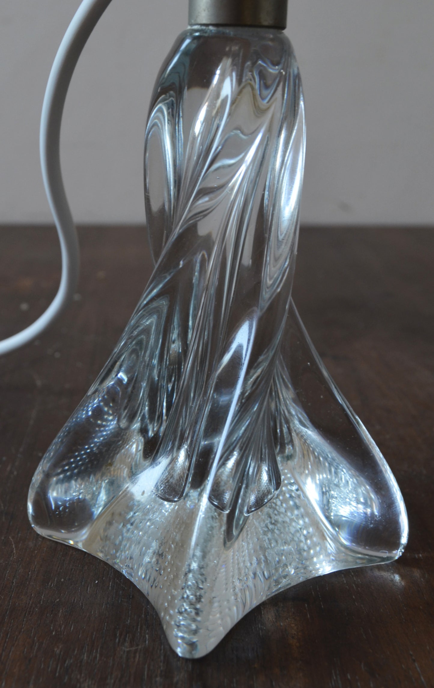 Vintage Glass Table Lamp