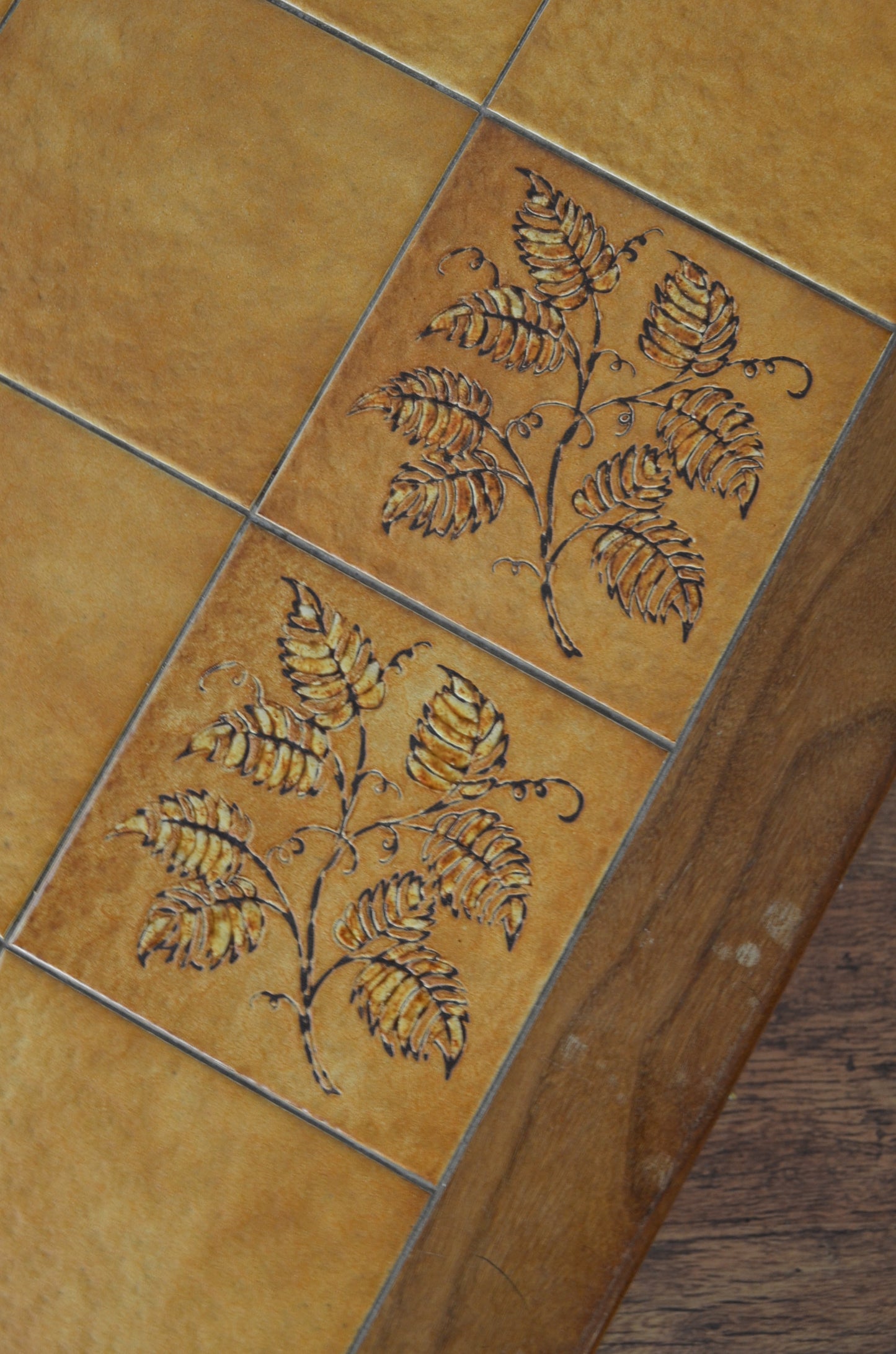 Vintage Tile Top Coffee Table