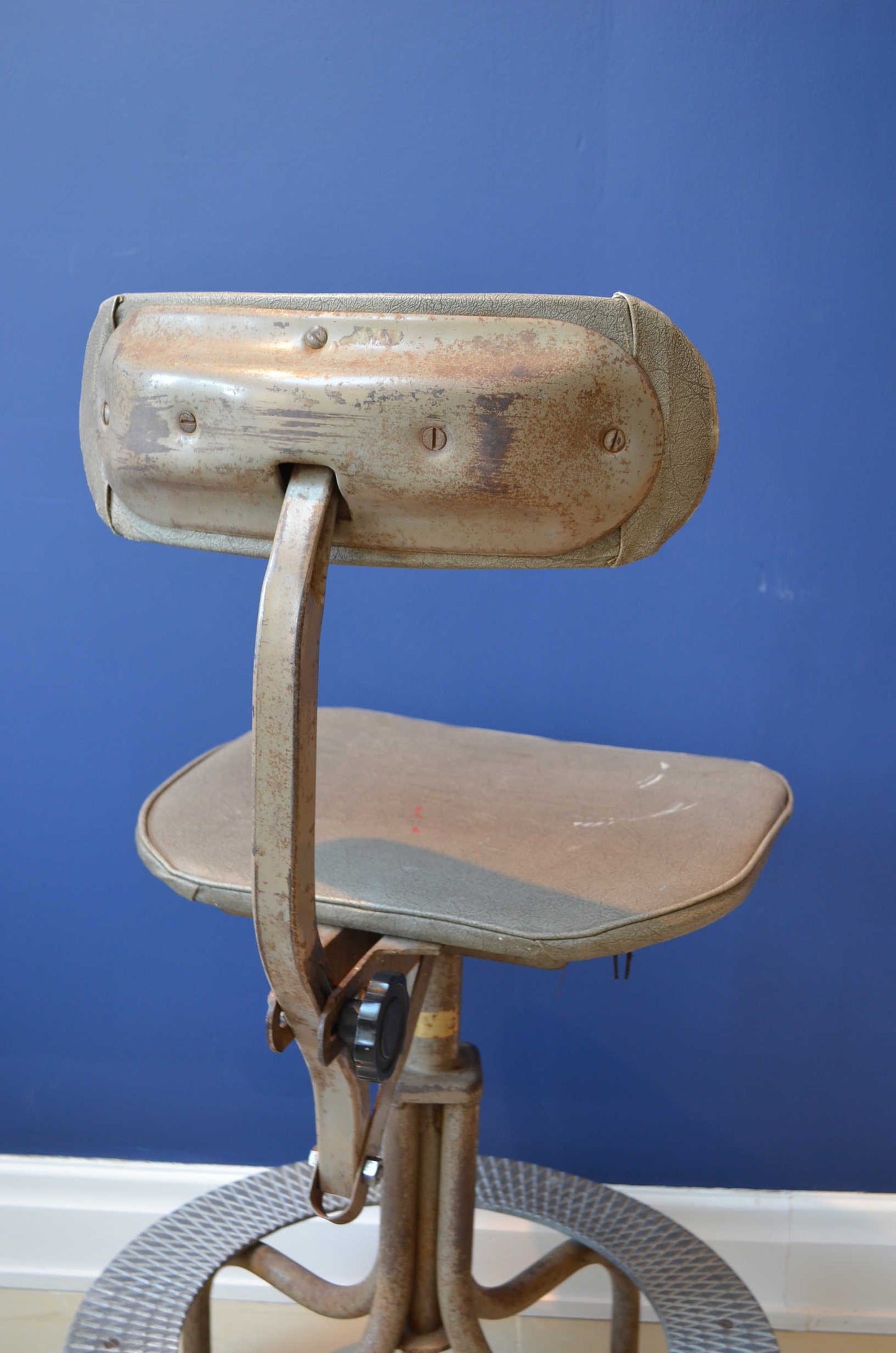Mid Century Industrial Machinist Stool