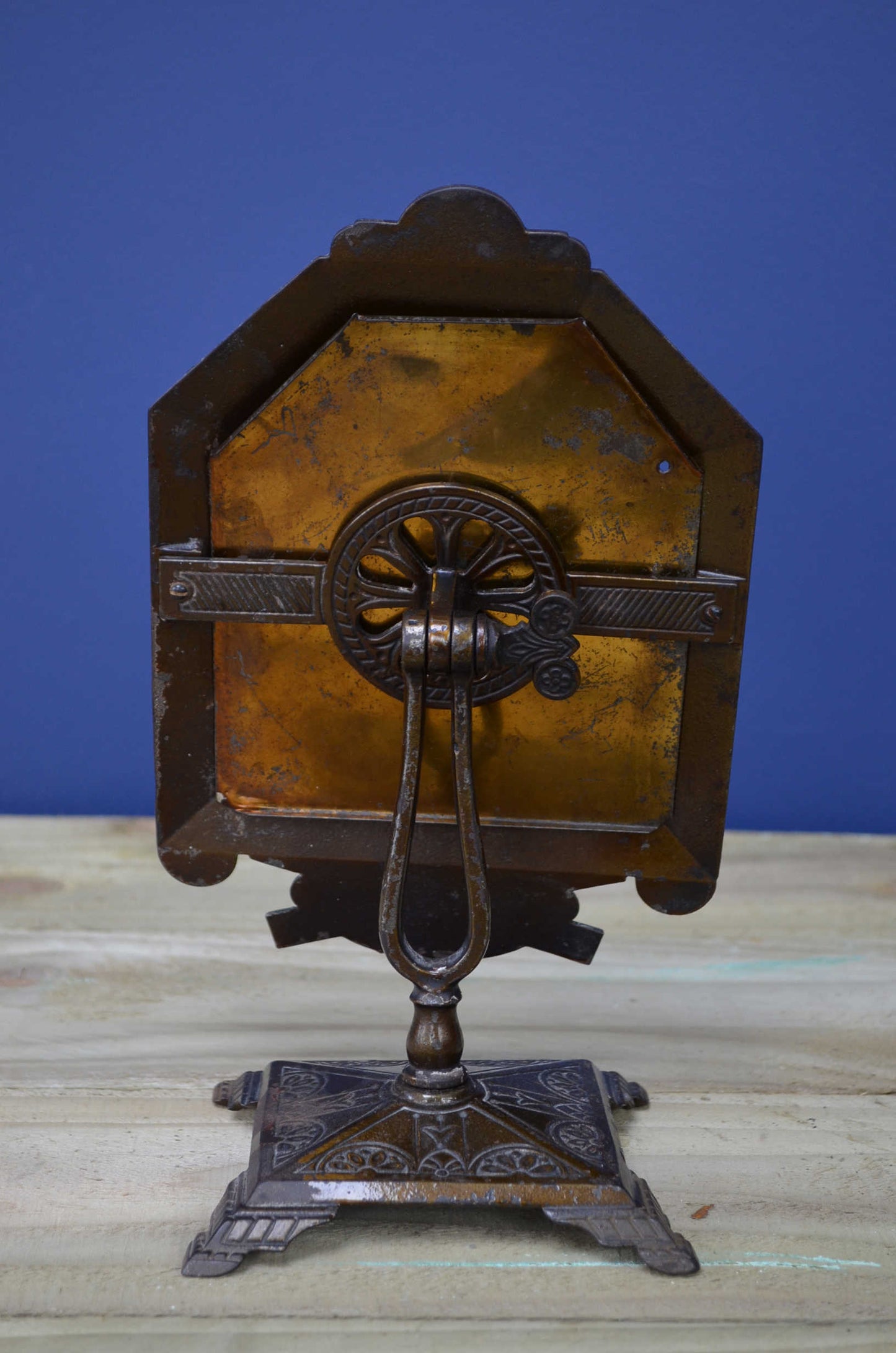 Art Deco Cast Iron Cafe Menu Holders (Pair)