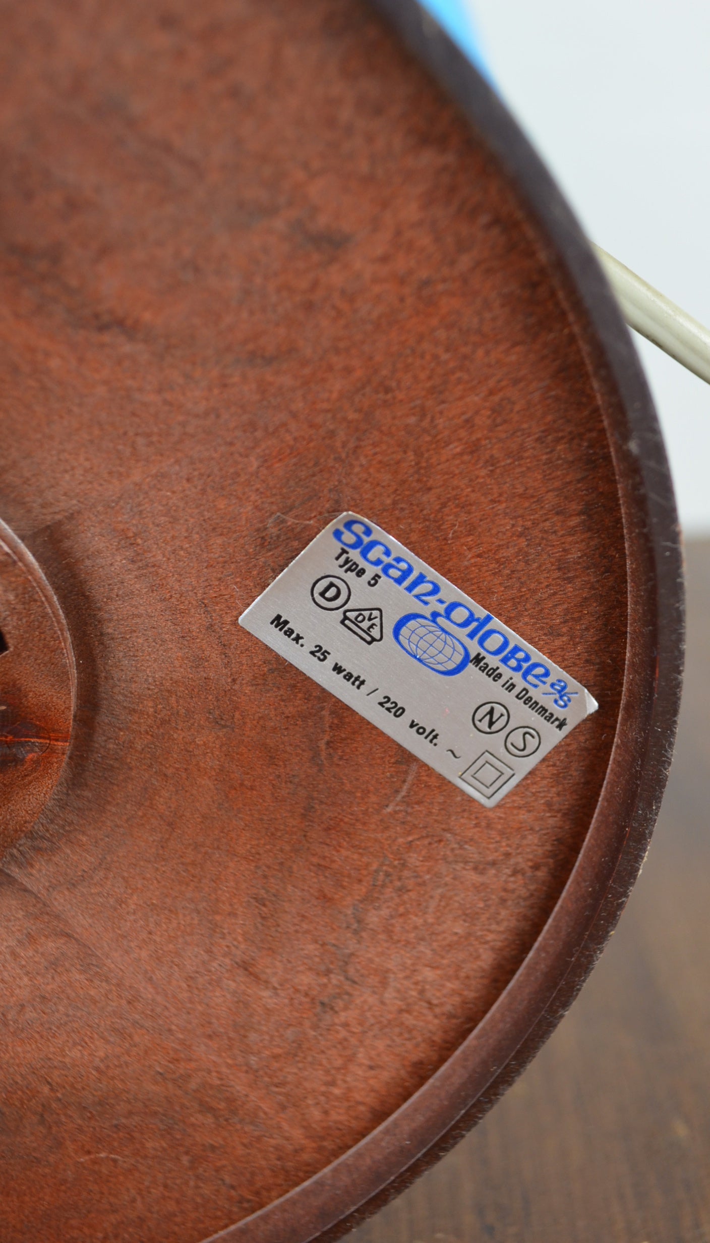 Vintage Danish Globe Lamp