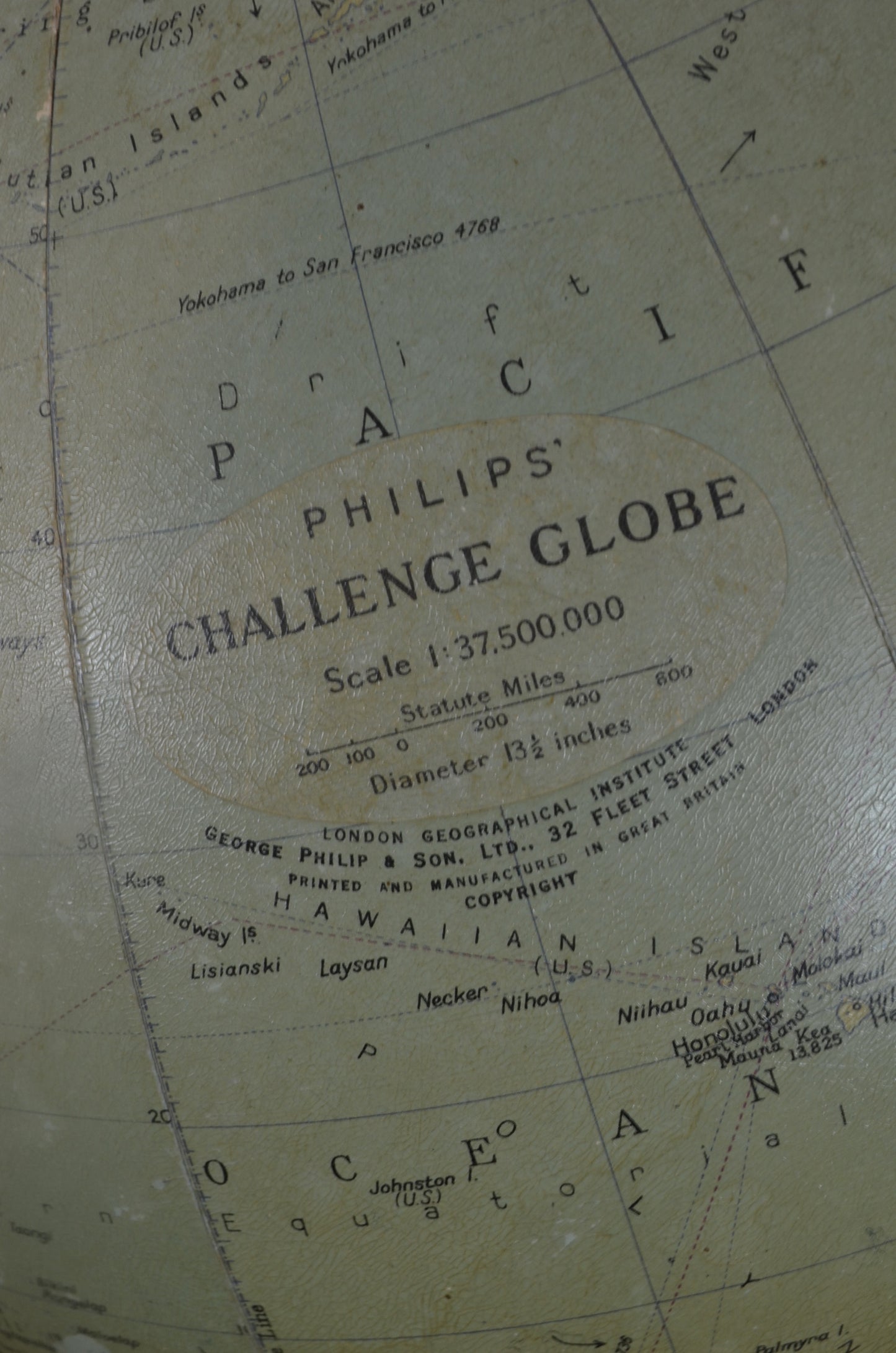 Vintage Table Top Globe