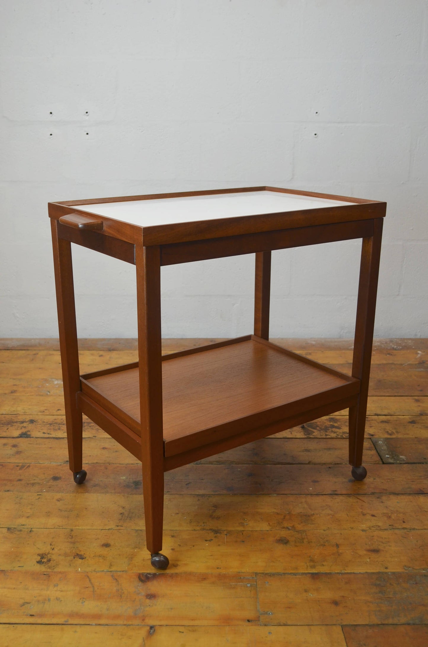 Mid Century Teak Drinks Trolley