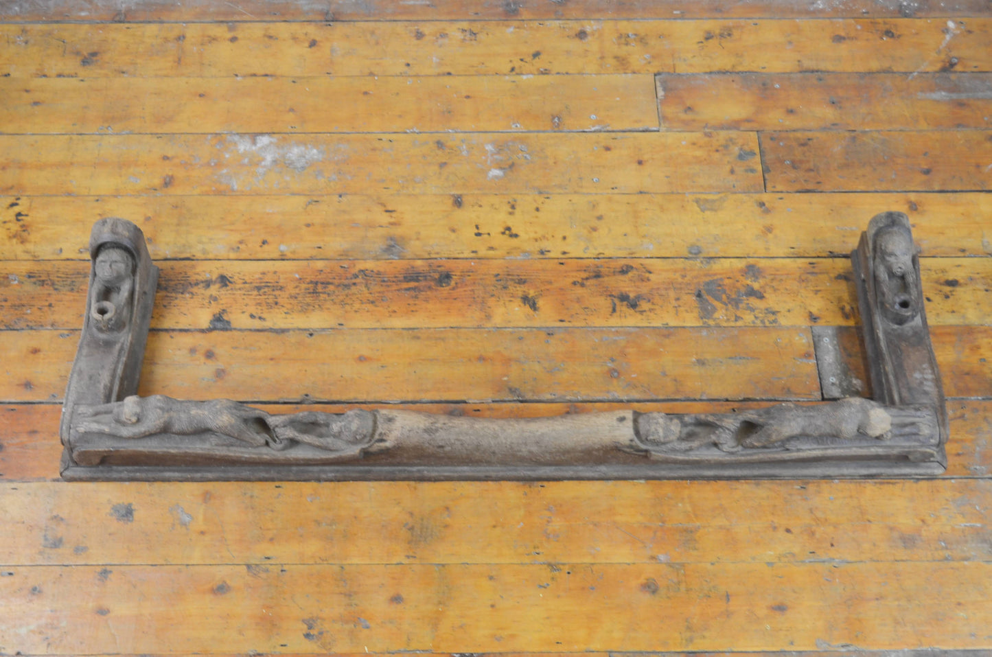 African tribal inspired 20th Century Fire Fender Kerb.