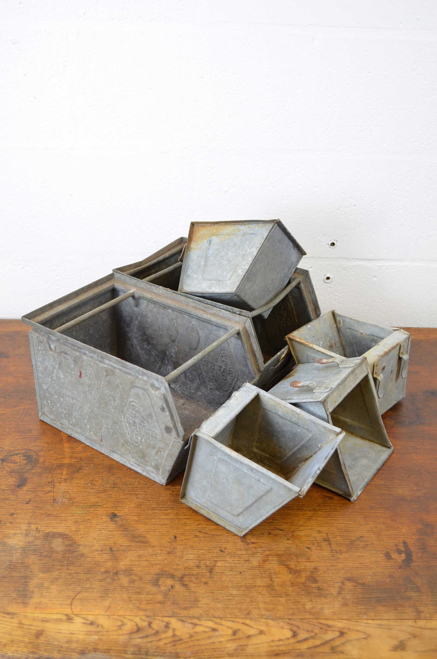 Galvanised Metal Storage/Planters