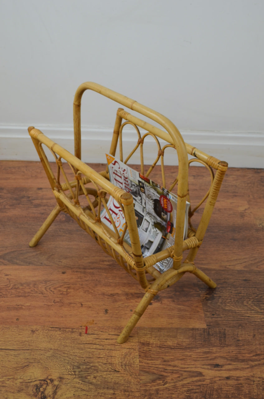 Rattan Magazine Rack